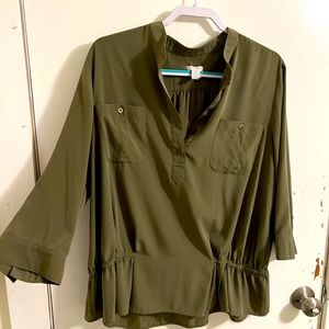 Chicos green blouse